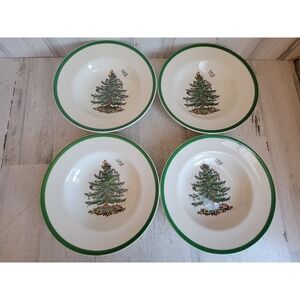 Spode 9 in soup salad bowl Xmas tree kitchen home decor set gift Santa